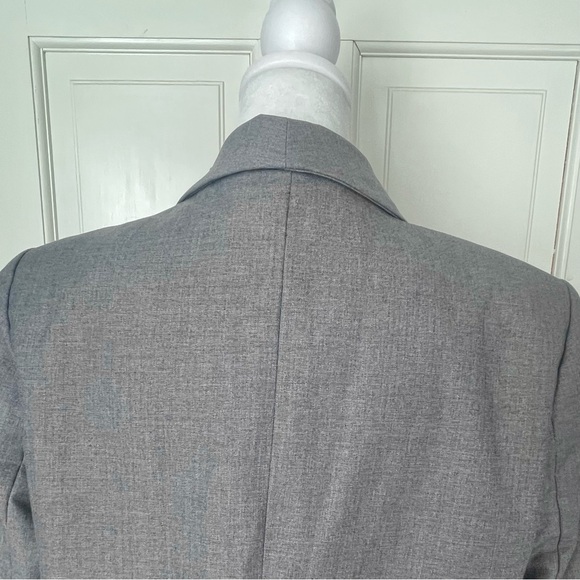 Mare Mare x Anthropologie Boyfriend Blazer Size Small Longline Ruched Sleeves - Picture 11 of 13